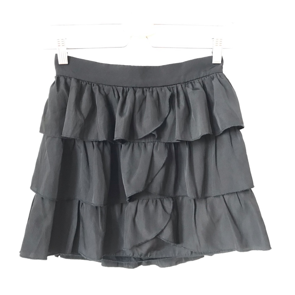 U.O Kova and T Black Ruffle Skirt Size 0